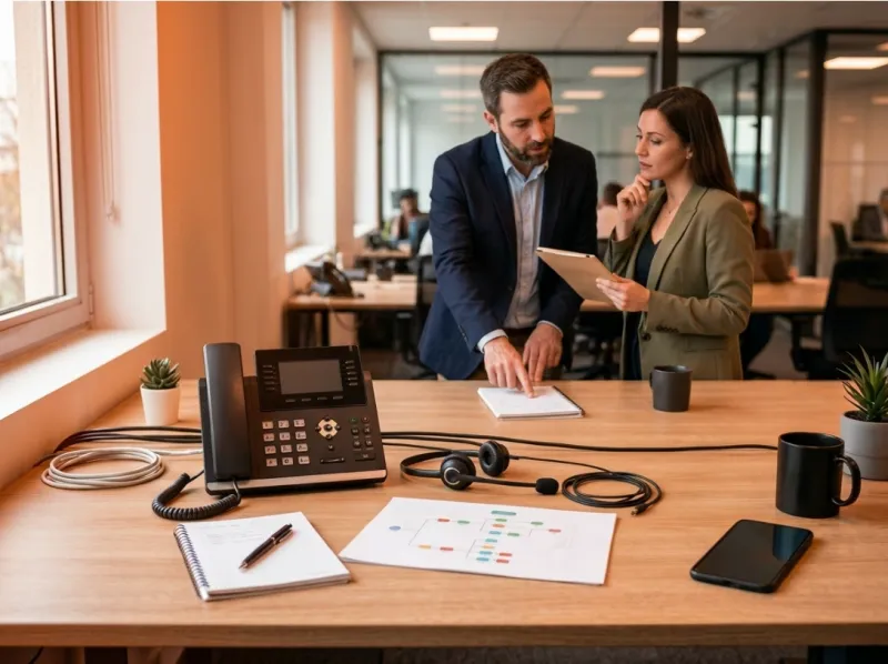 Maintenance et reprise d’une installation 3CX en entreprise avec échange technique en bureau