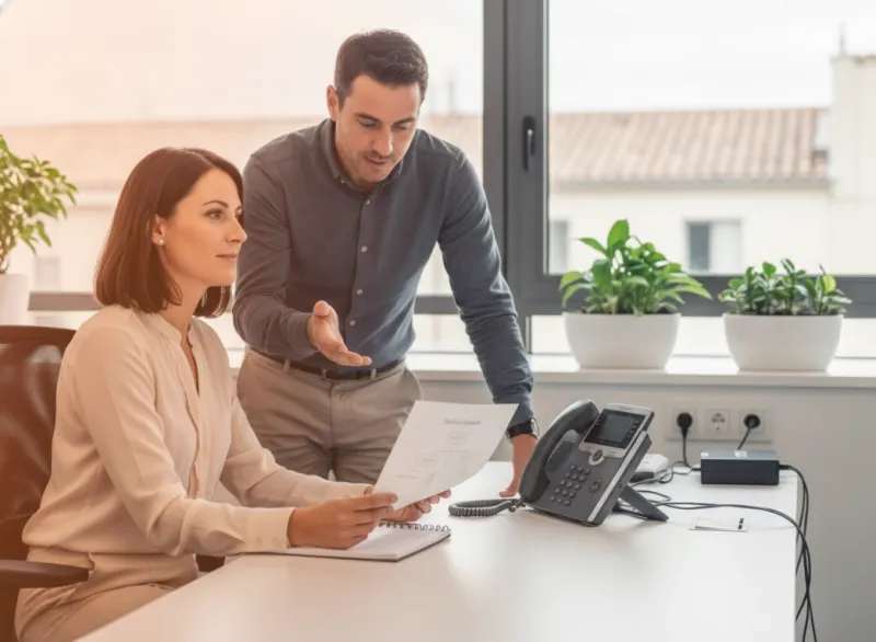 Reprise d’une installation 3CX ou IPBX en entreprise à Toulon avec analyse du dossier, téléphone IP professionnel et accompagnement technique par un intégrateur local