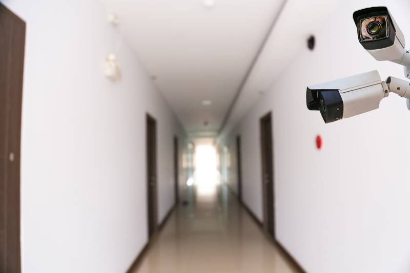 Vidéosurveillance d'hotel