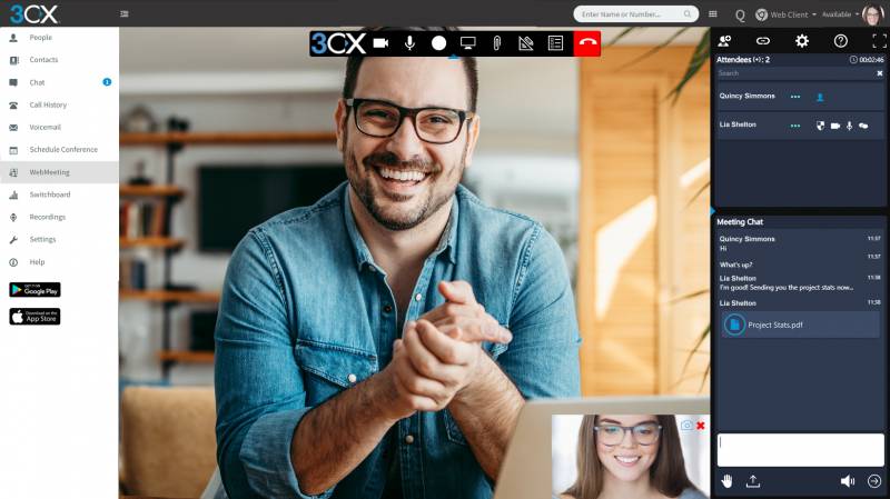 Quelles sont les applications et les fonctionnalités de 3CX ? service de téléphonie fixe d'entreprise à Avignon (84), Aix-en-Provence (13) et Marseille (13)